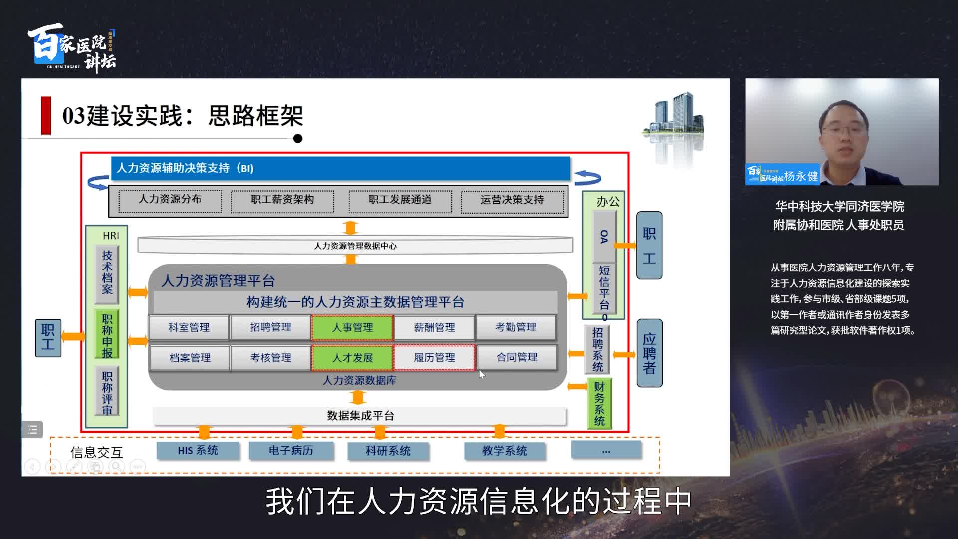 武汉协和医院人力资源管理信息化建设实践解读