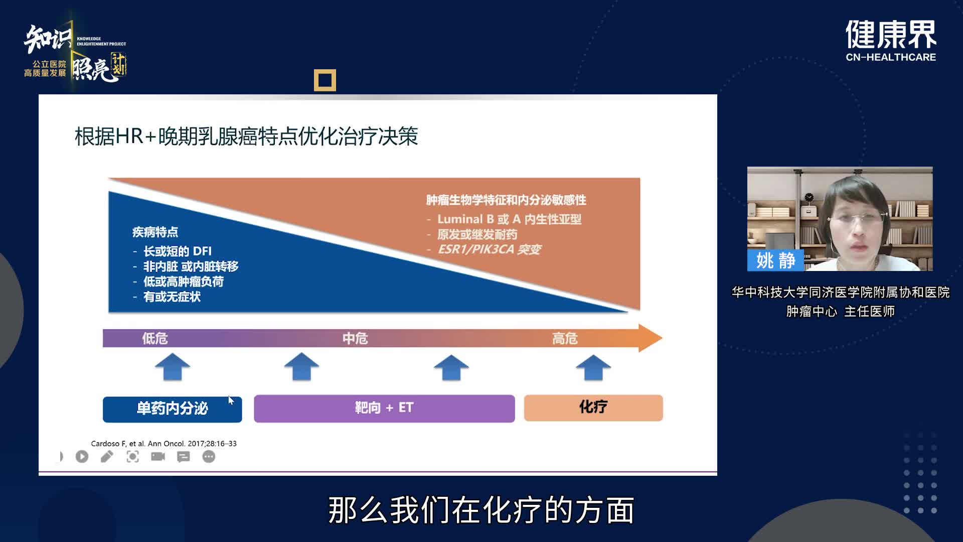 HR阳性/HER2阴性晚期乳腺癌的一线治疗