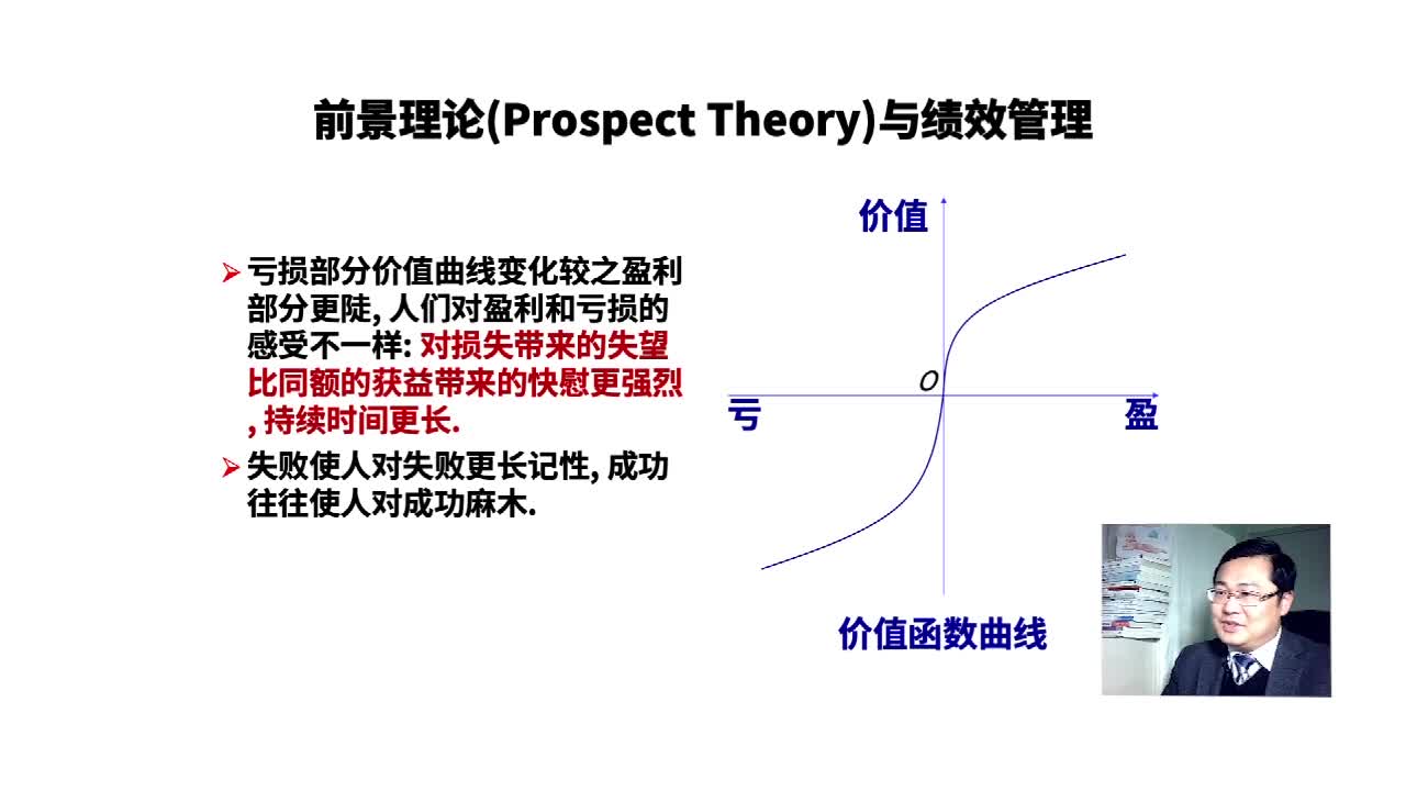 前景理论与绩效管理